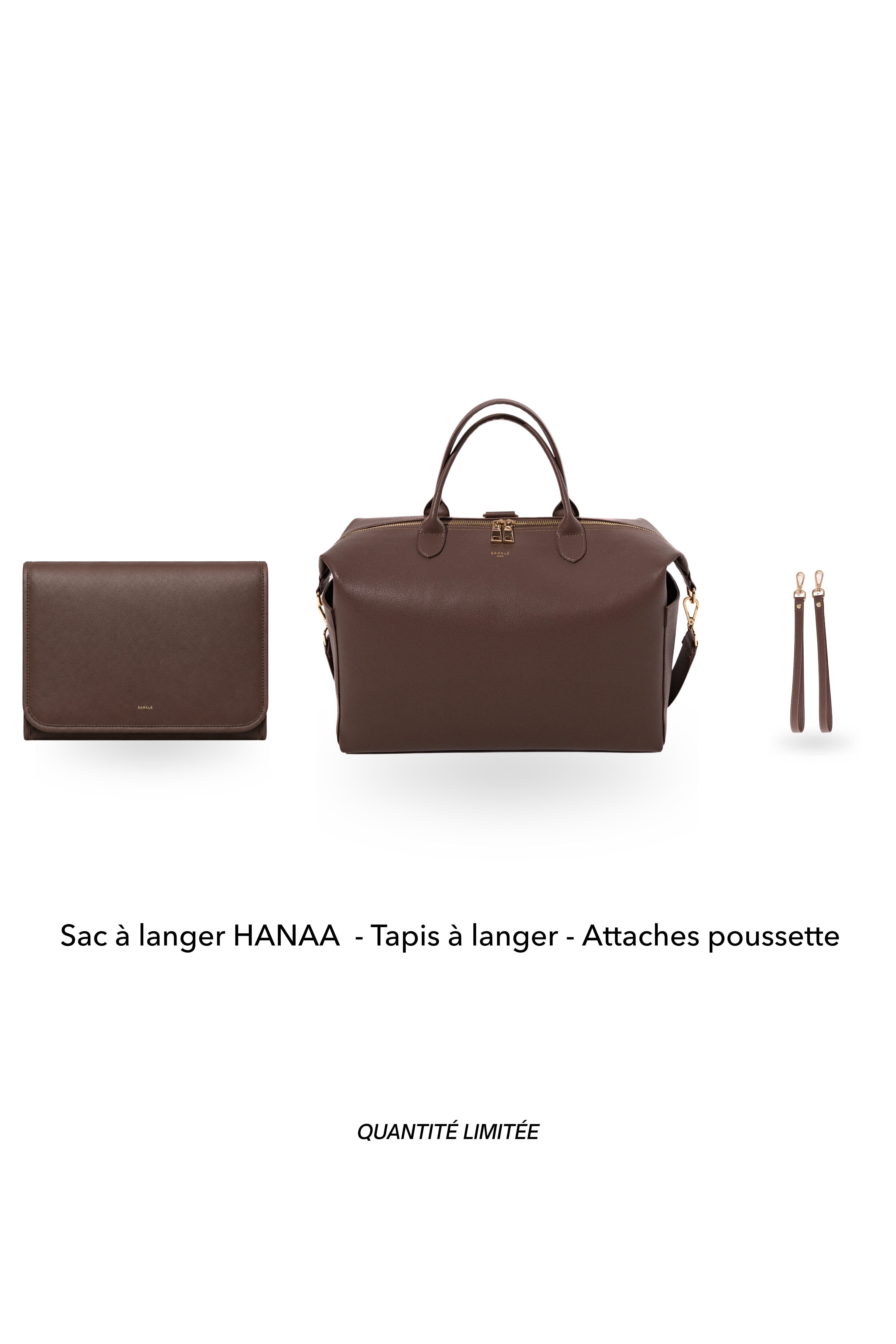 HANAA — Sac à langer — Brun Signature