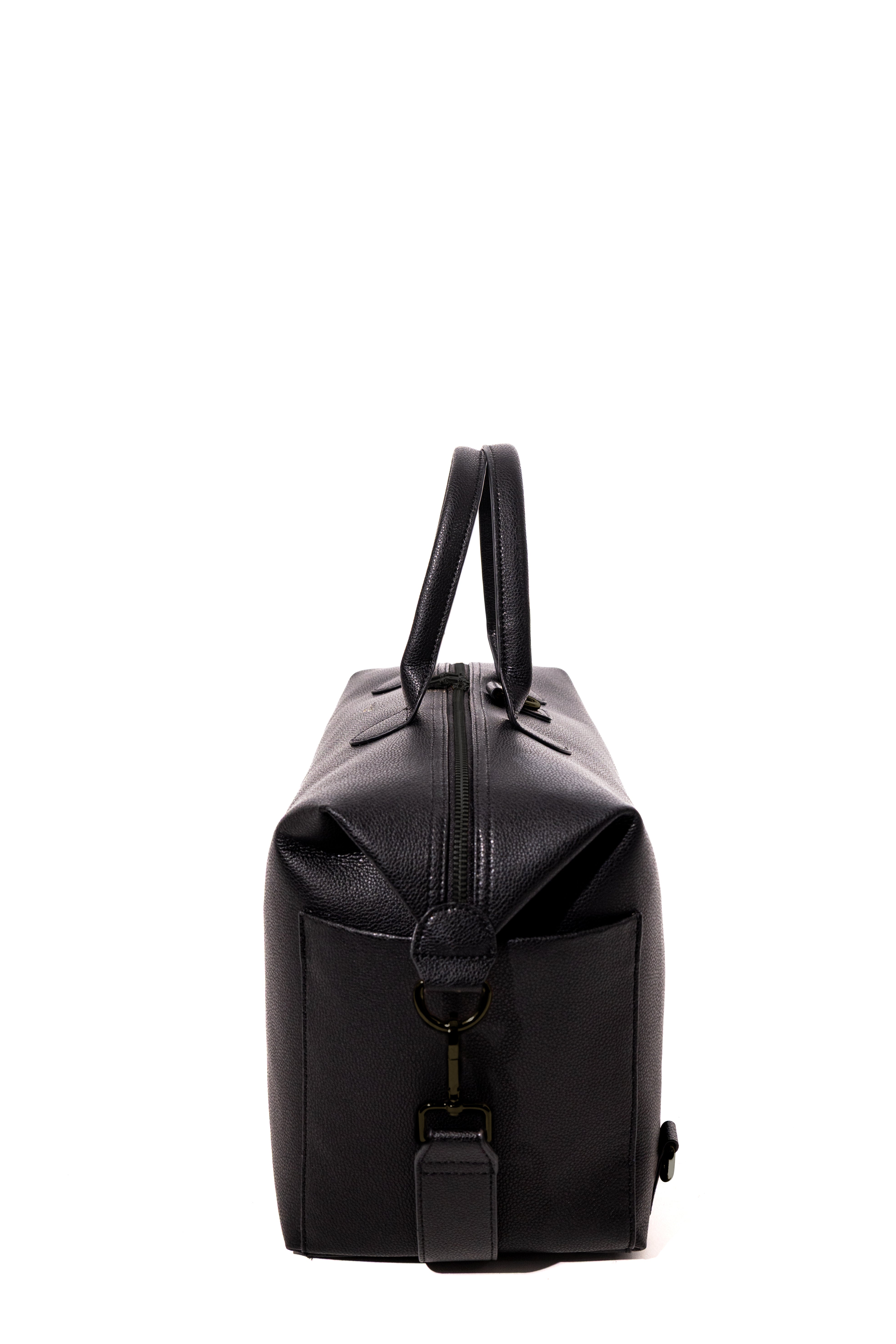 HANAA — Sac à langer — Noir Intemporel — Finitions noires