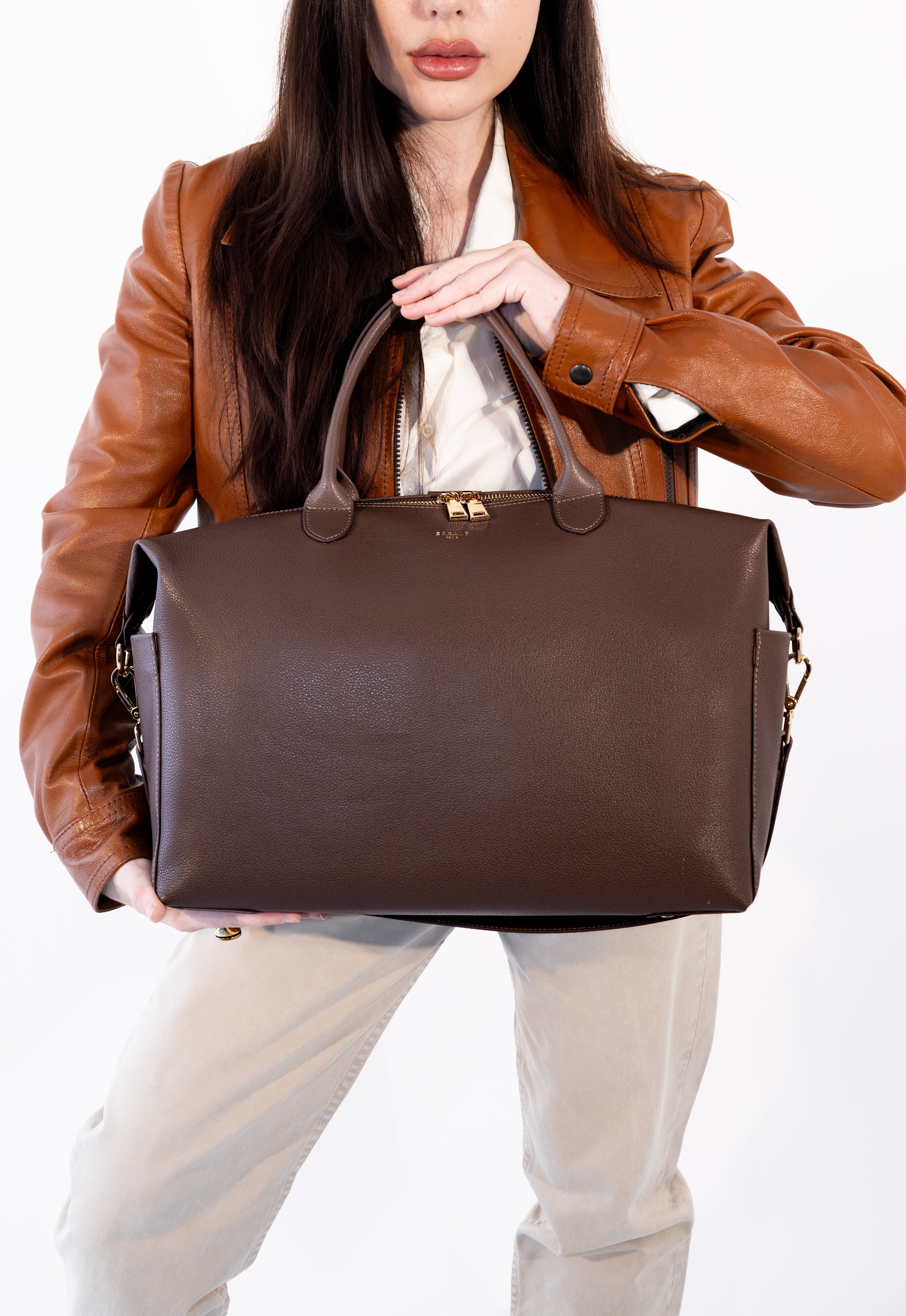 HANAA — Sac à langer — Brun Signature