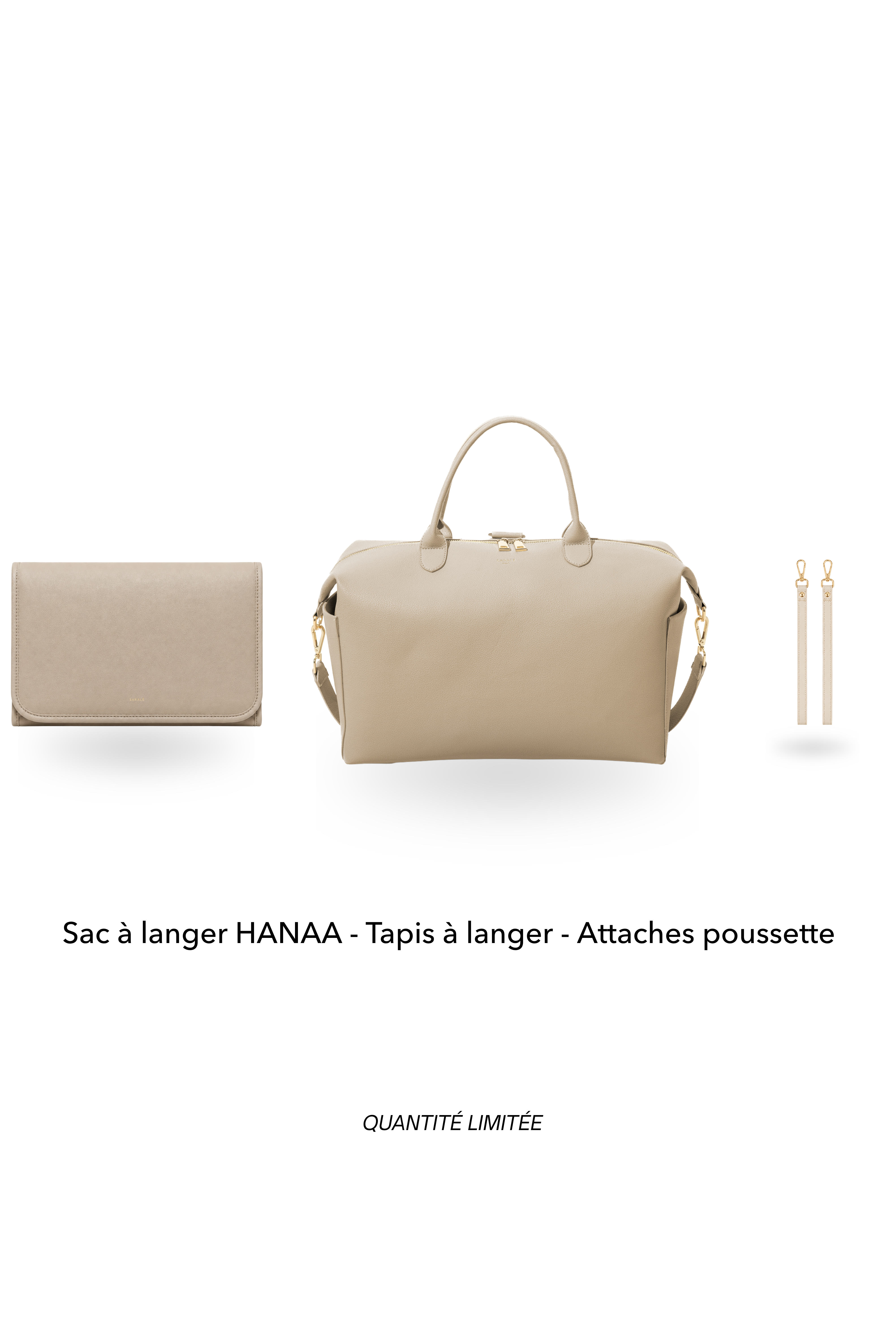 HANAA — Sac à langer — Sable Iconique