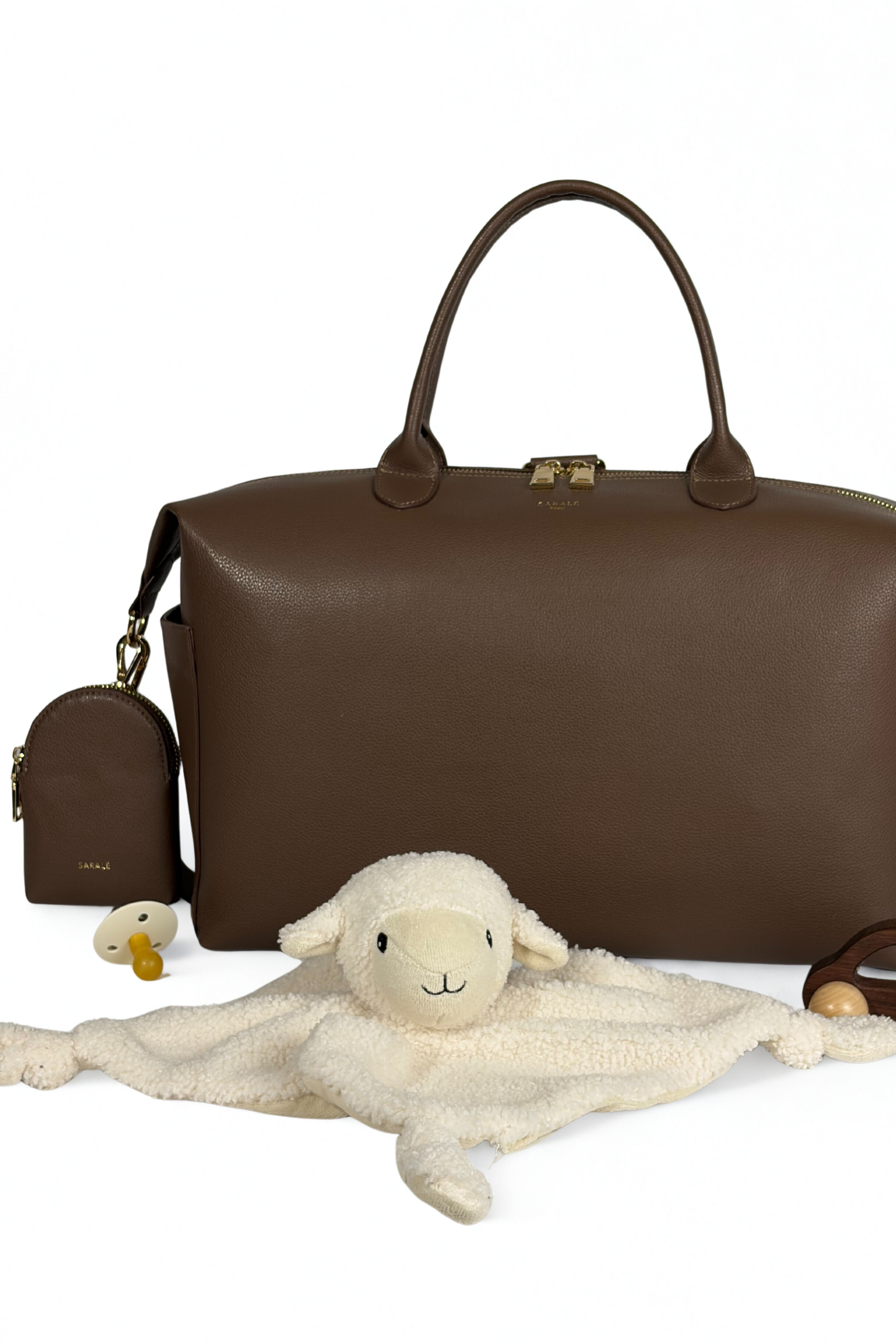 Attache-tétine — Brun Signature