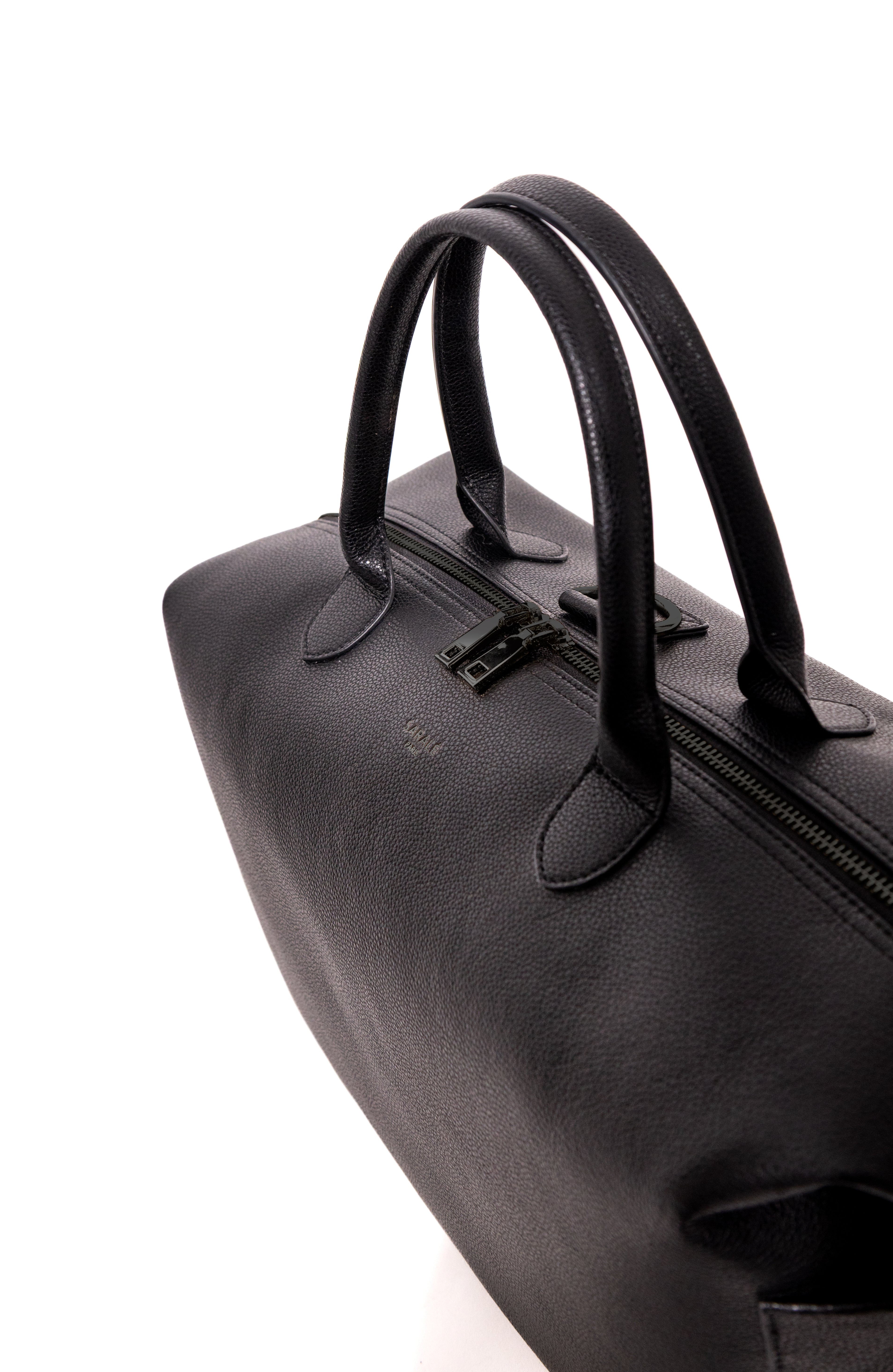 HANAA — Sac à langer — Noir Intemporel — Finitions noires